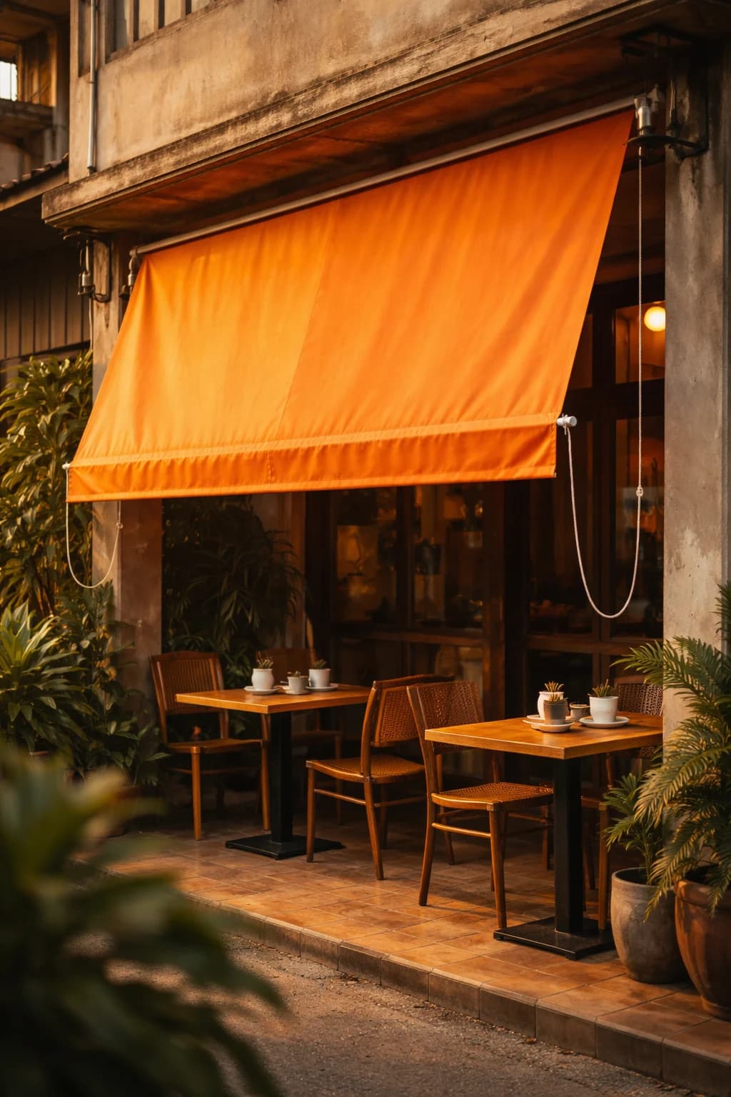 คาเฟ่กลางแจ้ง