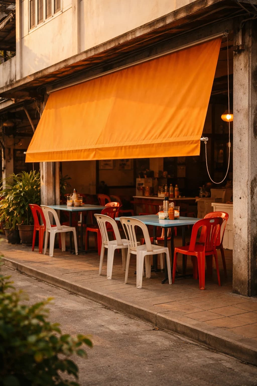 ร้านอาหารริมถนน