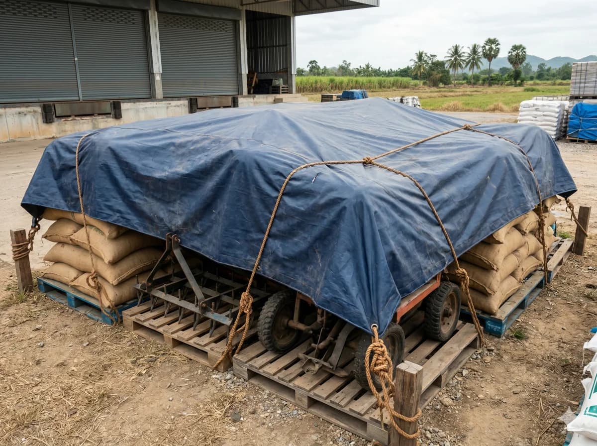 ผ้าใบคลุมสินค้า