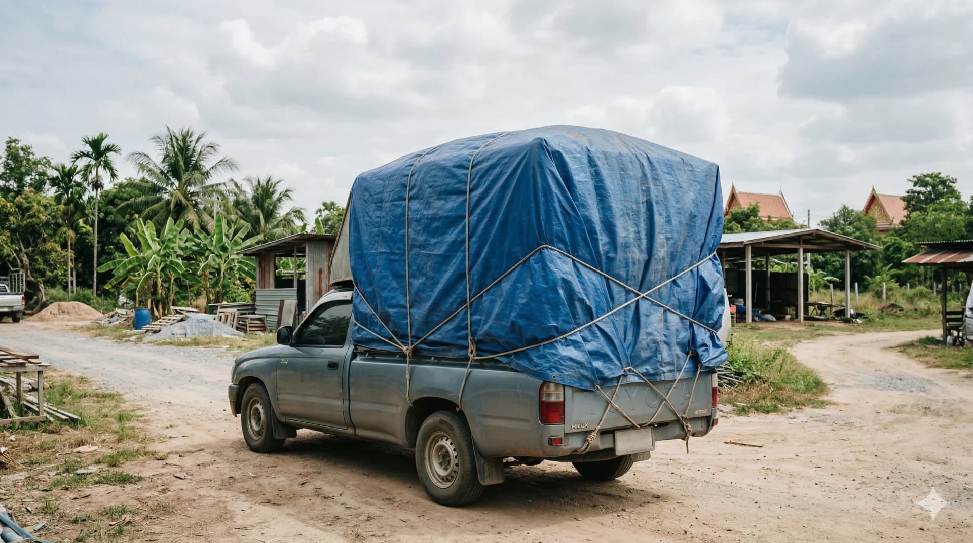 ผ้าใบคลุมสินค้า