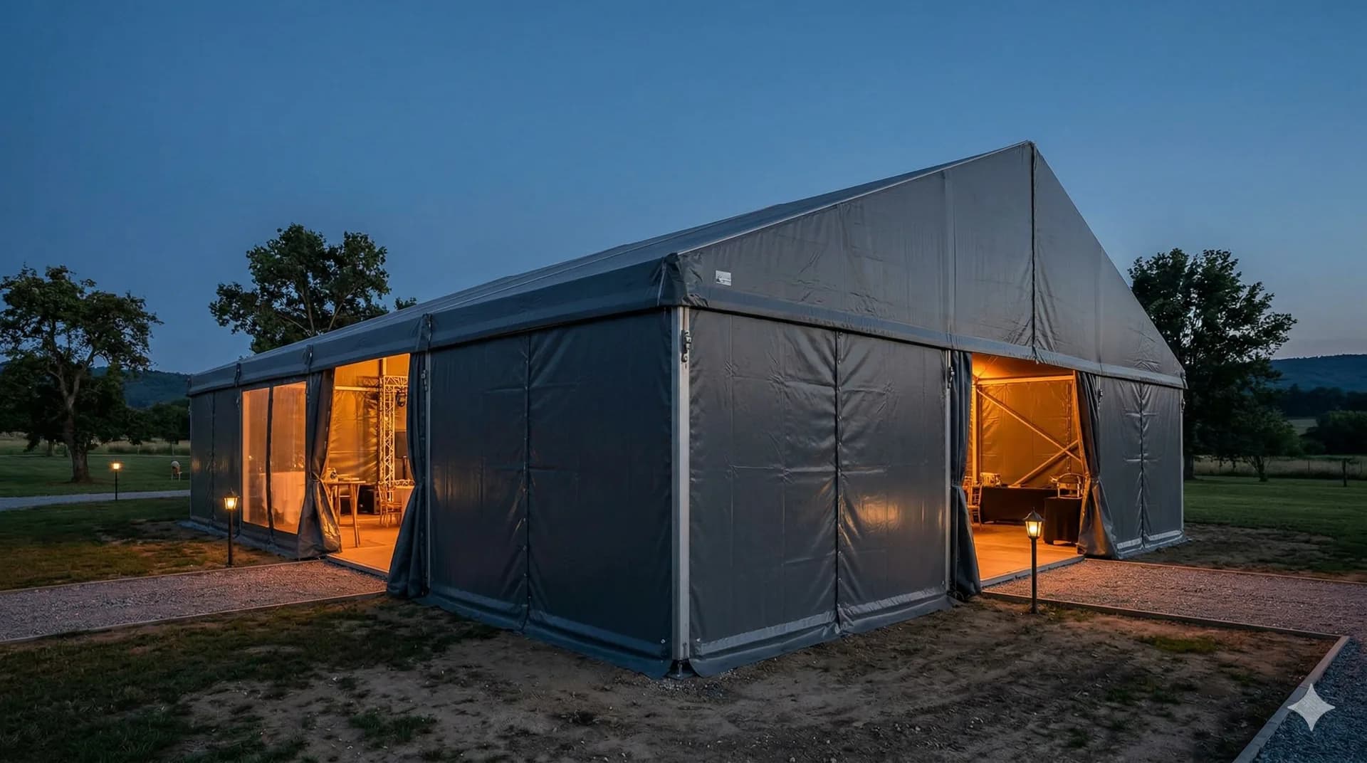 ผ้าใบเต็นท์พับ PVC UV รุ่น Standard